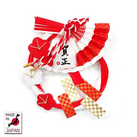 楽天市場】水引小町 紅白梅【お正月飾り】【国産・日本製】【正月飾り