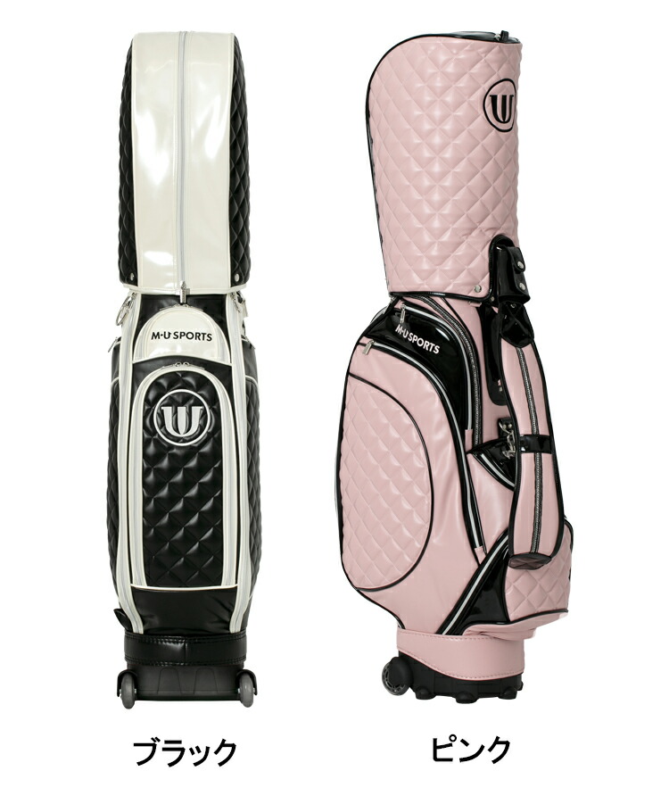 楽天市場】MU SPORTS MU スポーツ キャディバッグ ゴルフバッグ 9.5型
