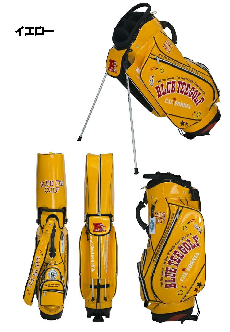 楽天市場】ブルーティーゴルフ エナメル スタンド式 キャディバッグ 9