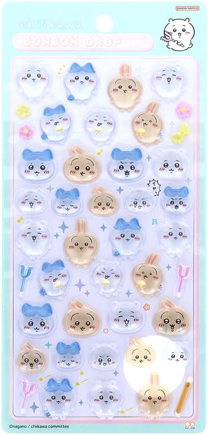 楽天市場】【送料無料】ちいかわ ドロップシール サンスター ボンボン