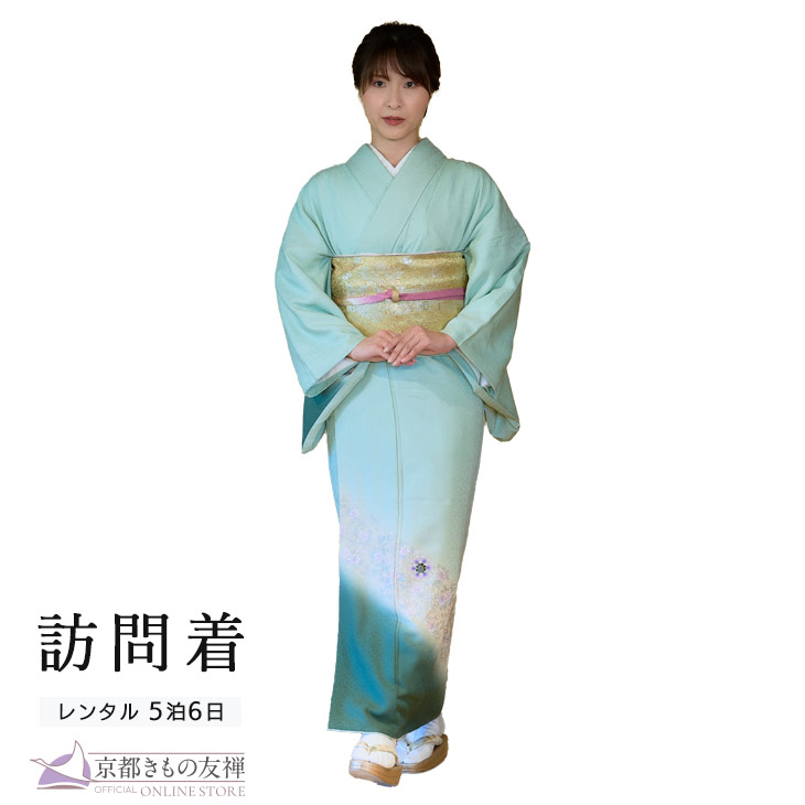 楽天市場】【レンタル】訪問着 フルセット 京友禅 螺鈿 モダン 高級