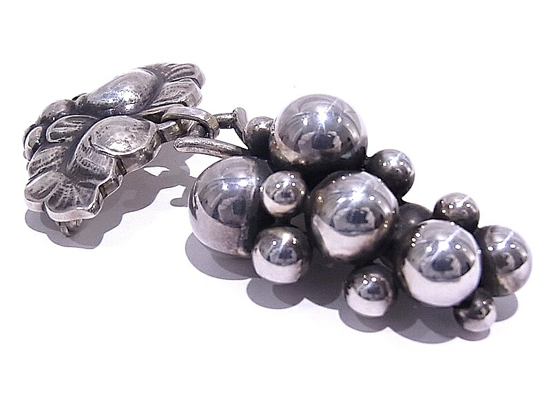 楽天市場】GEORG JENSEN ジョージ ジェンセン ブローチ ブドウモチーフ