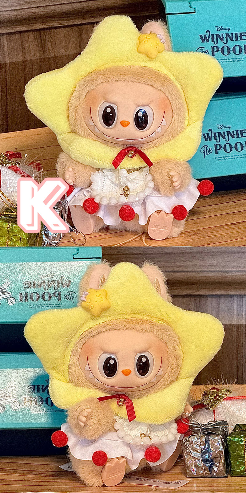 楽天市場】ぬいぐるみ用服 LABUBU ラブブ 17cm 衣装セット 着せ替え用