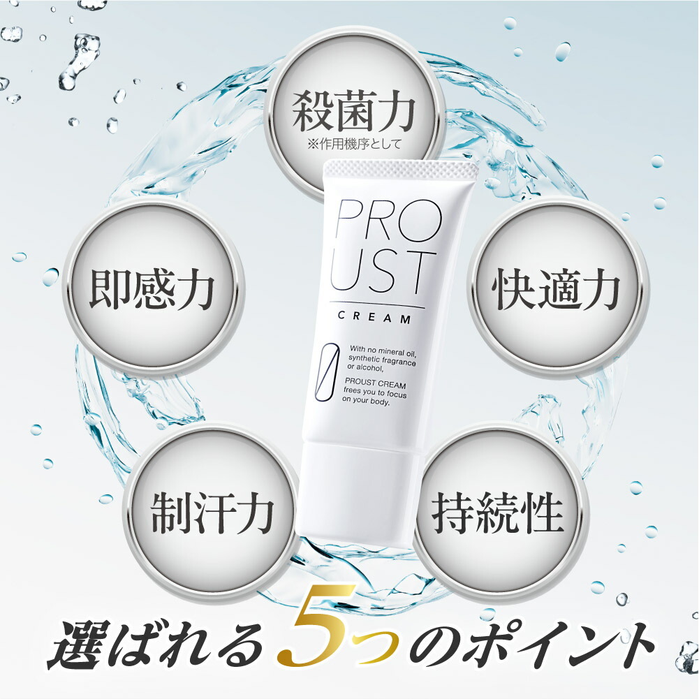 プルーストクリーム3本セット 30g 日本製 医薬部外品 PROUST CREAM