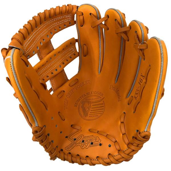 楽天市場】久保田スラッガー 軟式用グラブ KSN-J6X 少年用 ｜オレンジ
