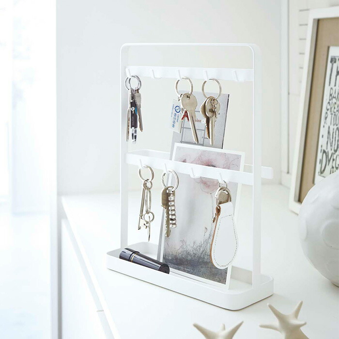 楽天市場】特典付き！ 【 山崎実業 キーフックスタンド スマート