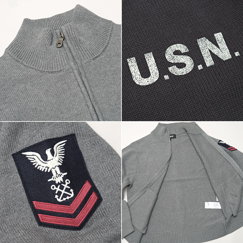 楽天市場】AVIREX アビレックス #7833930012 長袖 ネイバル スタンド