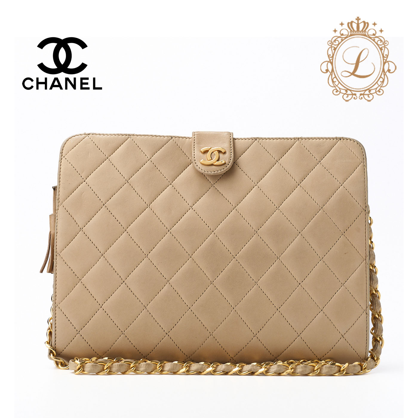 楽天市場】CHANEL シャネル マトラッセ プッシュロック チェーン