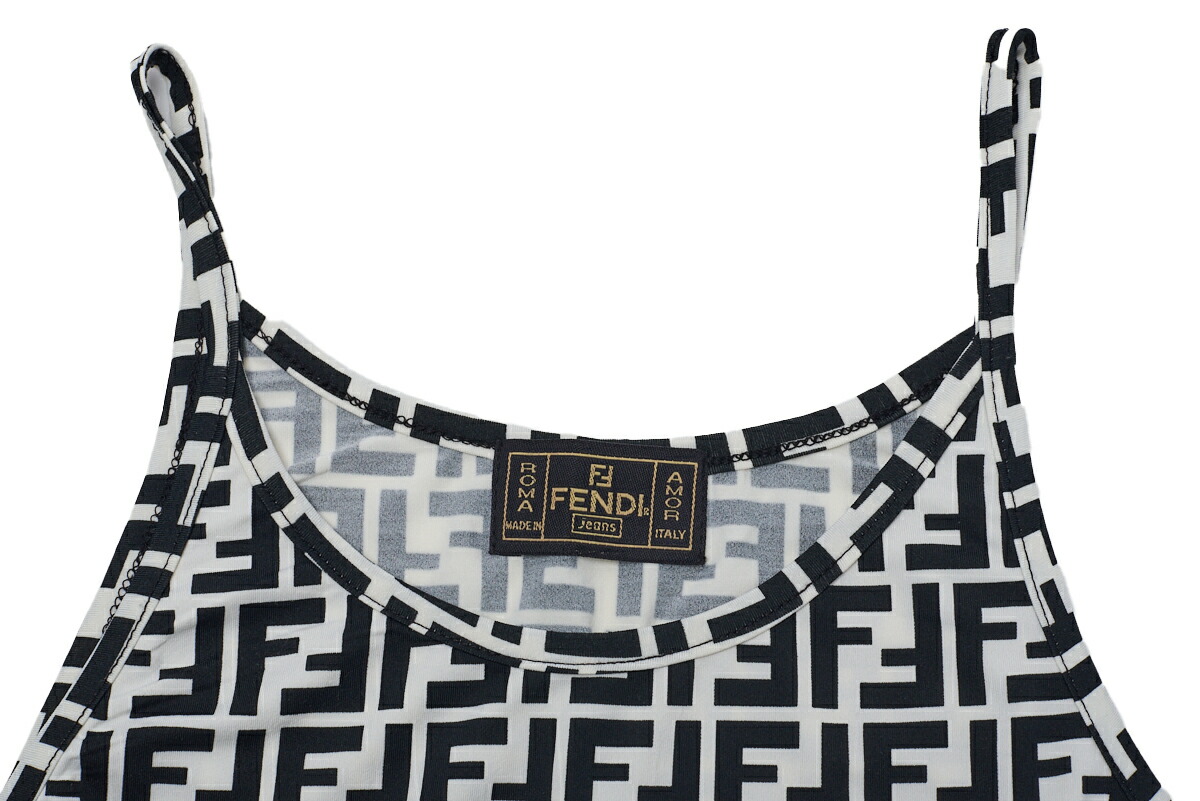 楽天市場】【返品可】FENDI【フェンディ】ズッカ柄 キャミソール