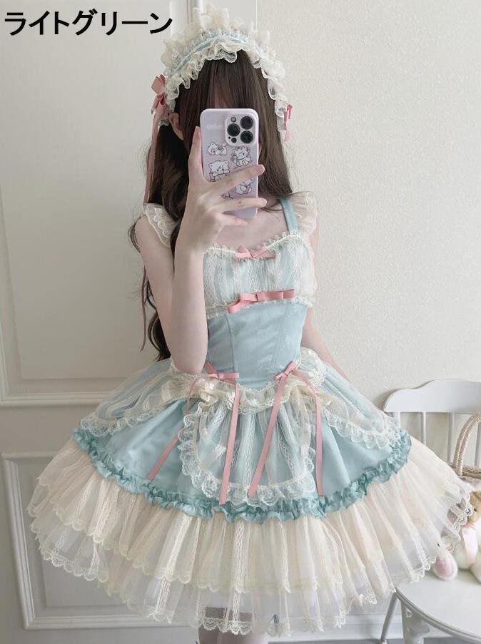 楽天市場】ゴスロリ ロリータワンピース キャミソール レディース