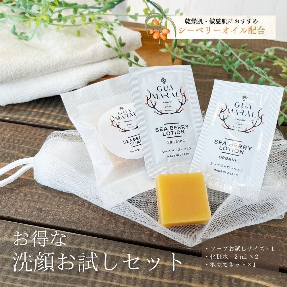 楽天市場】【洗顔石鹸お試しセット】シーベリーソープ お試しサイズ11g