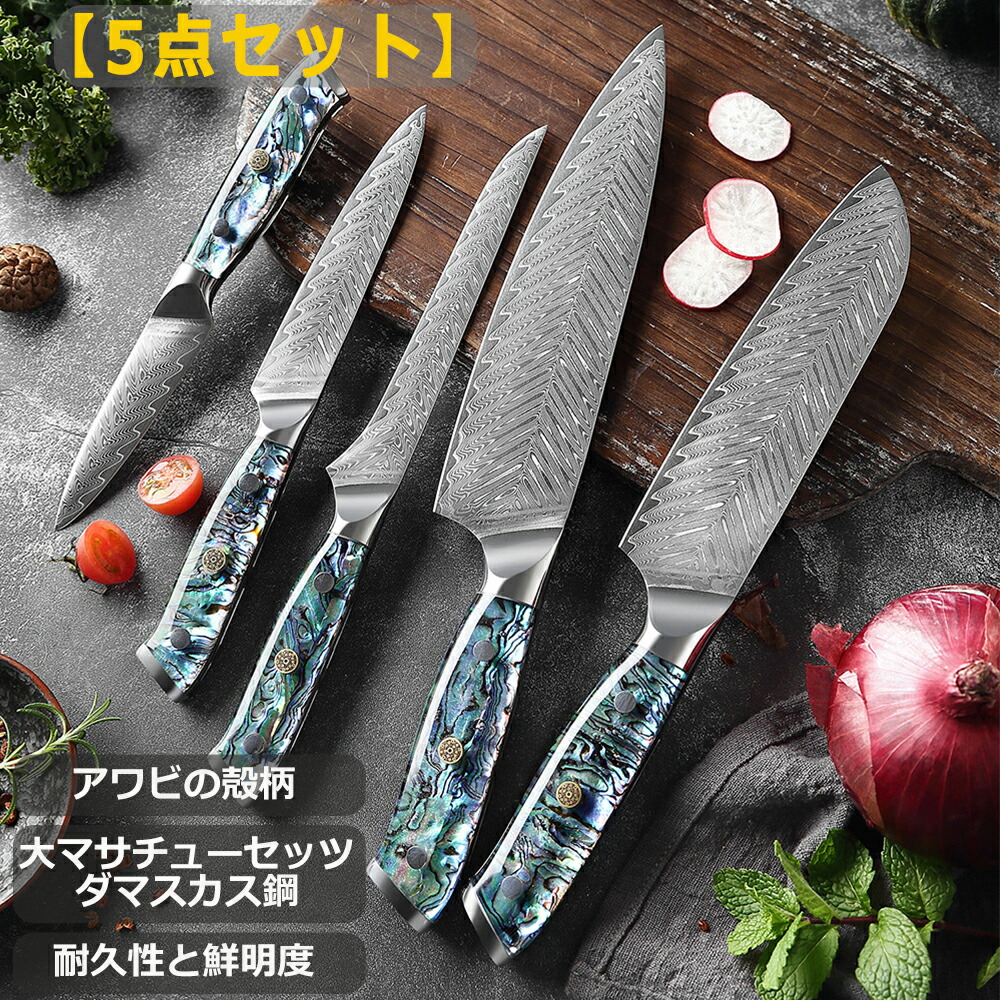 包丁セット 9点セット ダマスカス VG10鋼 67層 三徳包丁 シェフナイフ