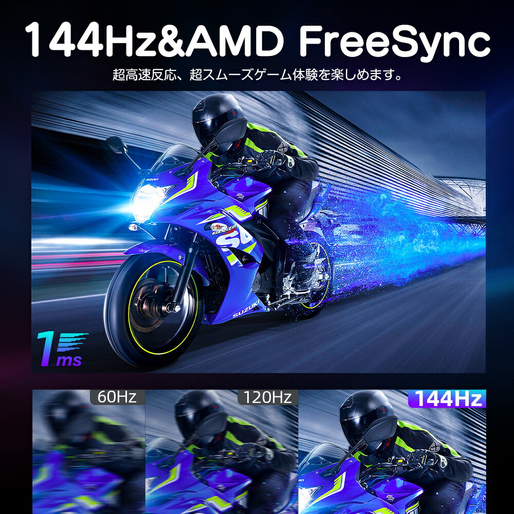 楽天市場】【144Hz】ゲーミングモニター 18インチ 144Hz 大画面 2K