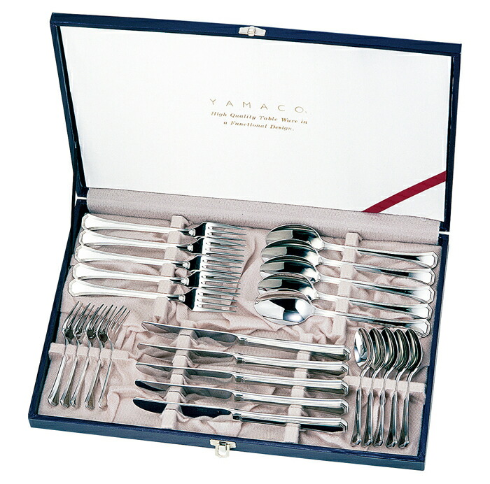 ヤマコ カトラリーセット オリジナル 金彩 ディナーセット〈24本セット