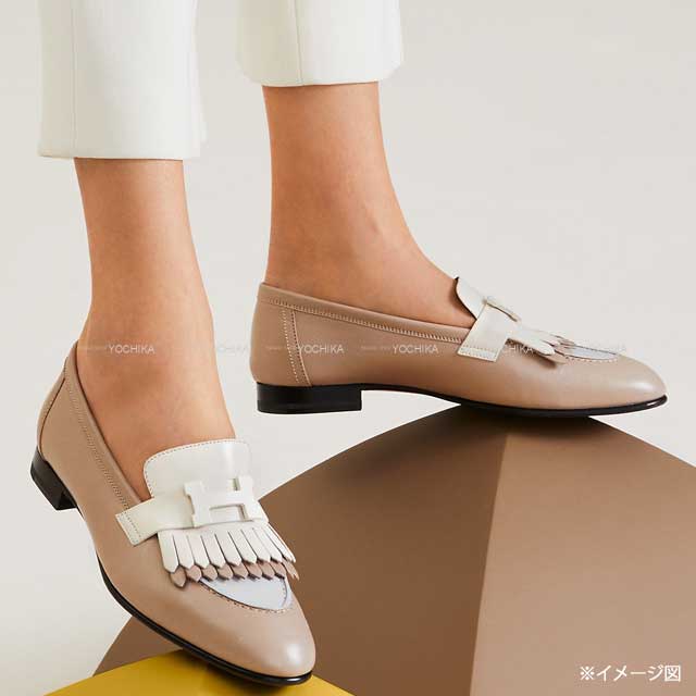 楽天市場】HERMES エルメス フリンジ モカシン ロワイヤル #35.5