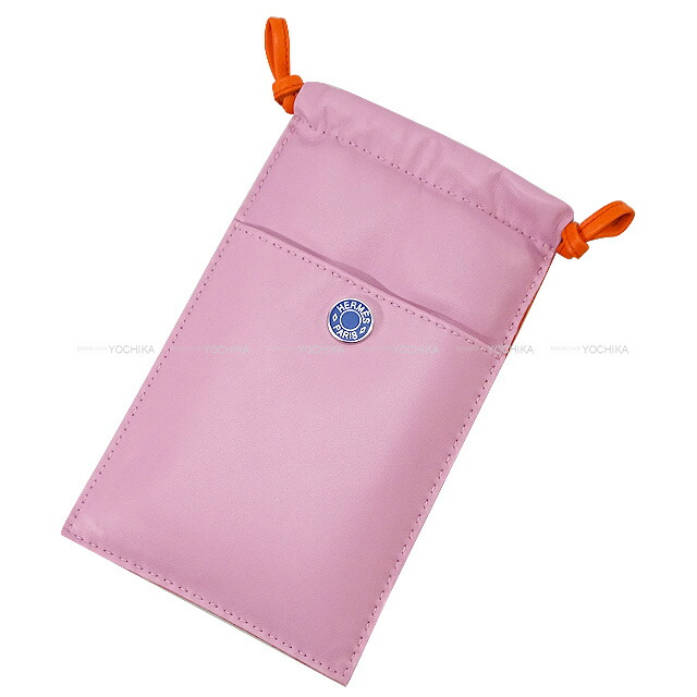 楽天市場】HERMES エルメス ピロ フォンケース クルードセル ボタン＆D