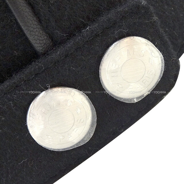 楽天市場】HERMES エルメス 帽子 ネバダ ライン #58 黒 (ブラック