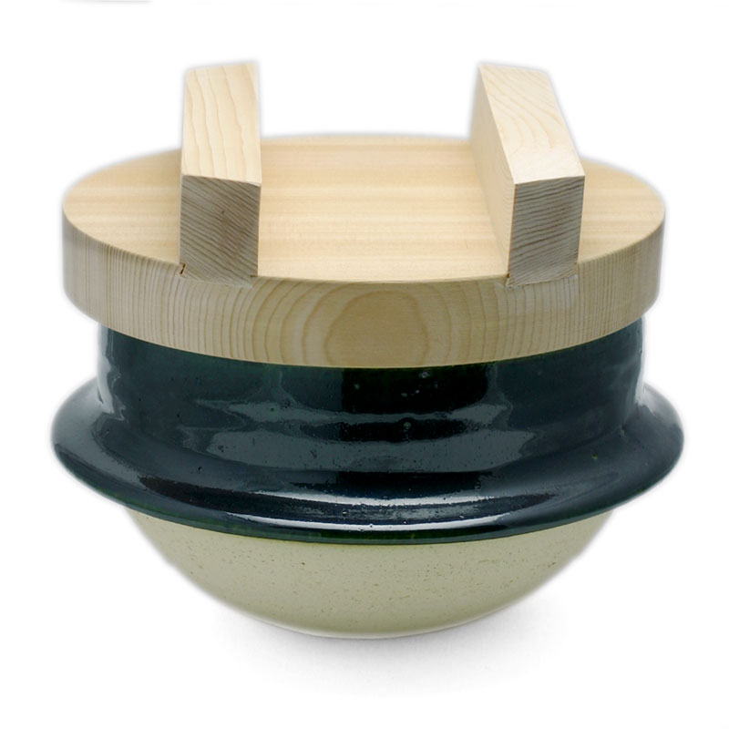 楽天市場】伊賀焼：織部釜6寸・土楽窯《土鍋・2～3合》 : 和食器の愉し