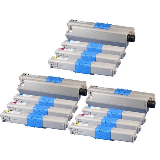 楽天市場】リサイクルトナー TNR-C4K オキ 沖データ OKI 4色×3セット