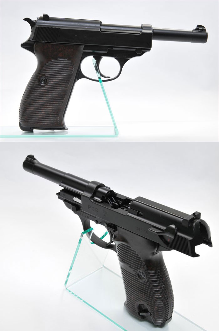 楽天市場】【送料無料!】 マルゼン ガスブローバックガン ワルサーP38