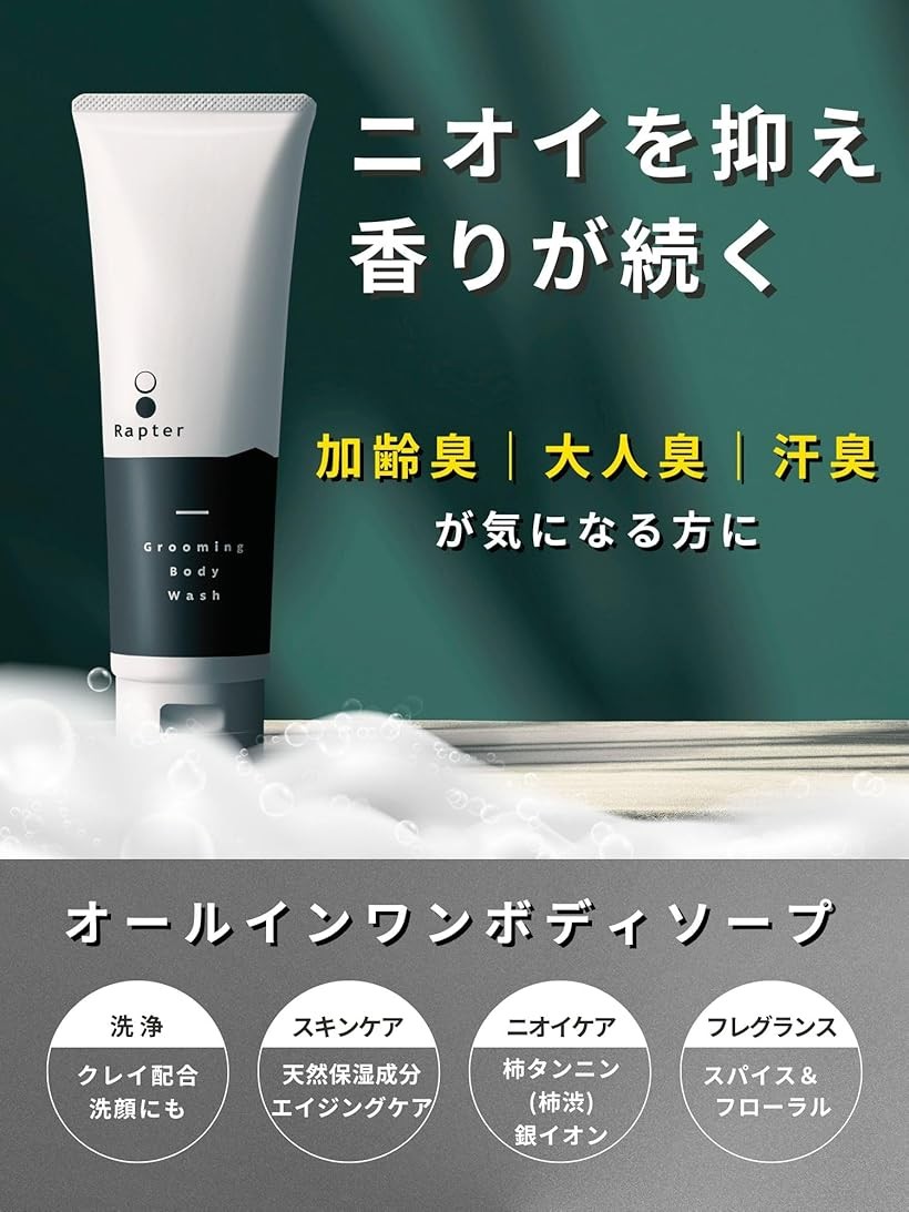 楽天市場】ラプター グルーミングボディウォッシュ ボディタオル付