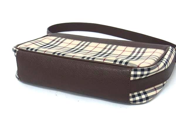 楽天市場】□新品同様□ BURBERRY バーバリー ノバチェック キャンバス