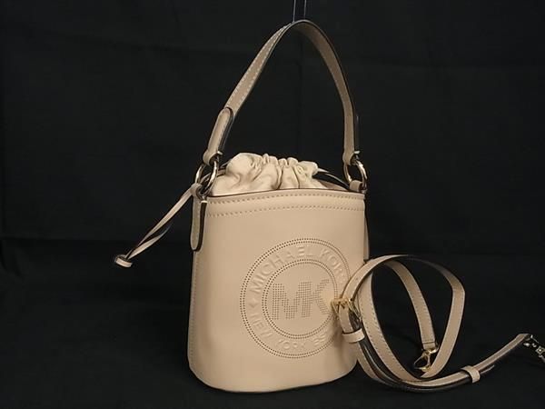 楽天市場】□新品□未使用□ MICHAEL KORS マイケルコース レザー 巾着