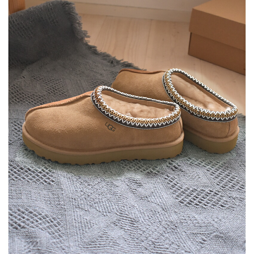 楽天市場】アグ タスマン UGG スリッポン レディース スエード ファー