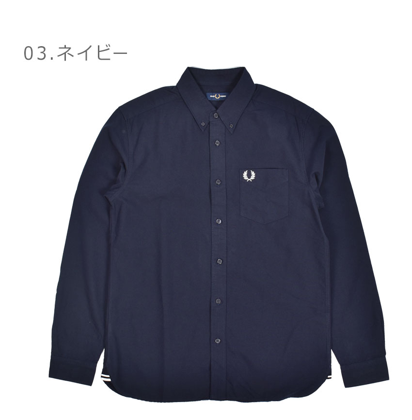楽天市場】フレッドペリー 長袖シャツ FRED PERRY Oxford Shirt メンズ