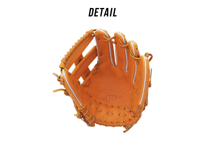 日本製 ATOMSレザー グローブ 右投げ用 日本製 ATOMSレザー グローブ