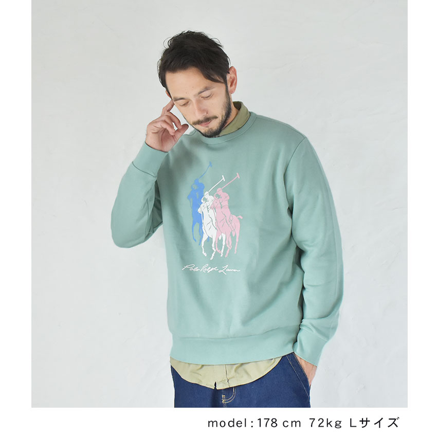 楽天市場】ポロ ラルフローレン L／S SWEAT SHIRT スウェット メンズ