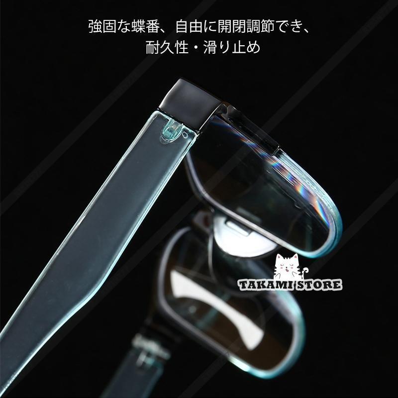 楽天市場】老眼鏡 おしゃれ 自動にスマートズーム 遠近両用 累進多焦点