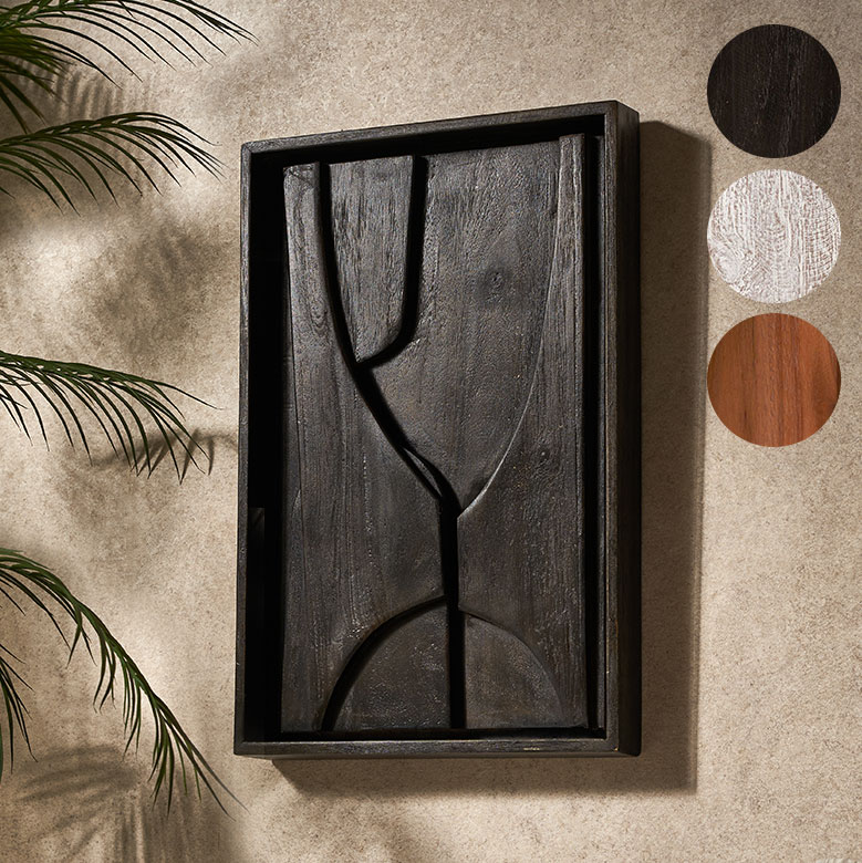 楽天市場】ウッド ウォールアート 壁掛け 壁飾り 木製 飾り 木彫り