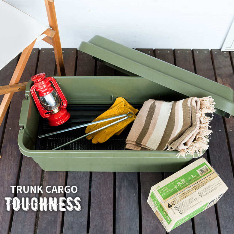 楽天市場】トランクカーゴ 70L ボックス ケース OD 収納 ベンチ 椅子