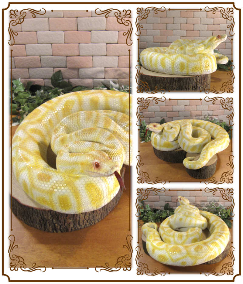 楽天市場】ヘビの置物 ニシキヘビ ビッグサイズ リアルな蛇 へび