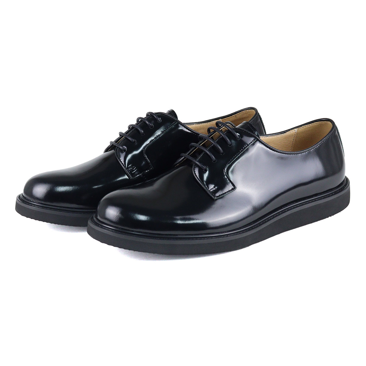 楽天市場】ポストマンシューズ 本革 牛革 カウレザー プレーントゥ