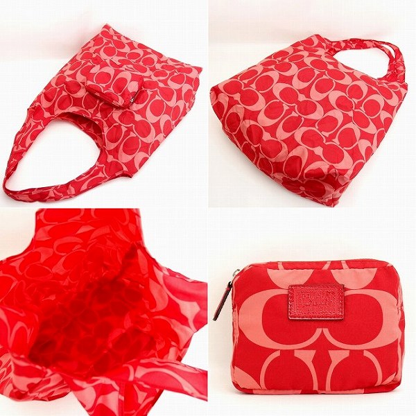 楽天市場】コーチCOACH バッグ トートバッグ 折り畳み エコバッグ