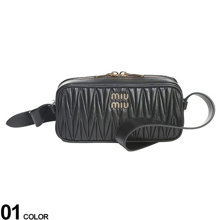 楽天市場】ミュウミュウ バッグ MIUMIU レディース マテラッセレザー