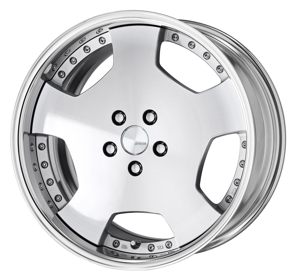 楽天市場】WORK ランベック LDZ 19インチ×7.5J FRリム ホイール ワーク