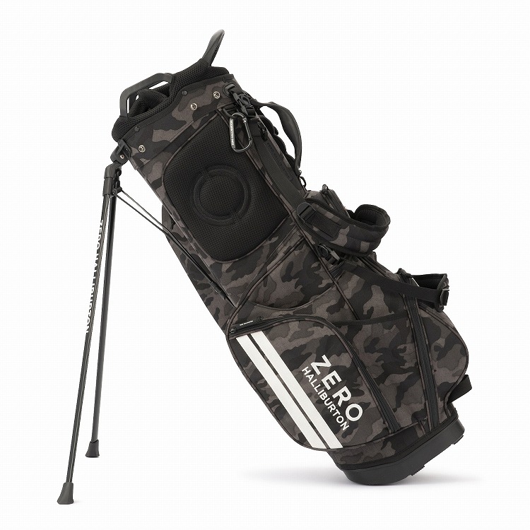 ZERO HALLIBURTON キャディバッグ 迷彩柄 ブラックカモ