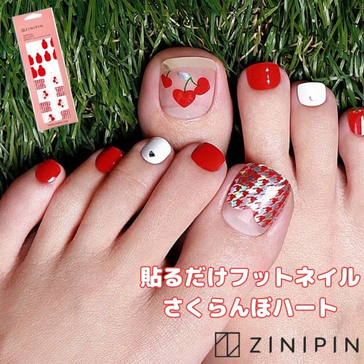 楽天市場】フットネイル シール フットネイルシール ネイルシール
