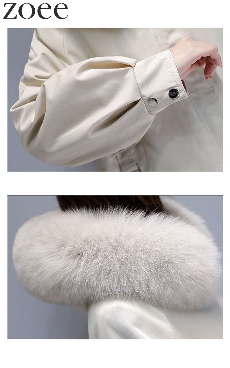 楽天市場】ショートモッズコート ラビットファーインナー付き