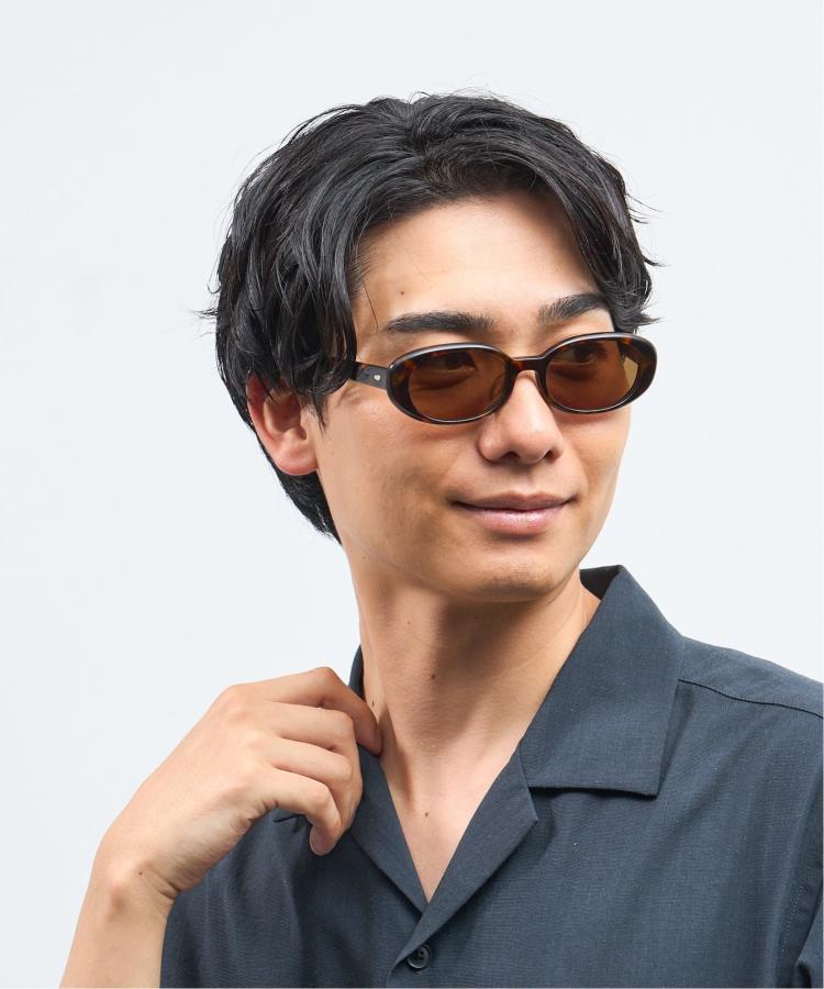 楽天市場】|Zoff AOI IHARA オーバル型 サングラス(ブラウン(デミ柄