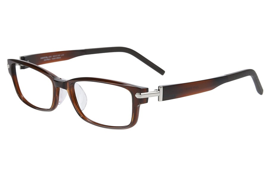 楽天市場】|スクエア型 めがね（ブラウン） Zoff SMART BUSINESS（ゾフ