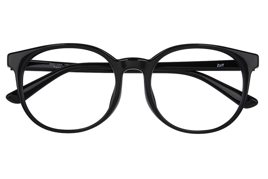 楽天市場】|【中顔面短縮みえメガネ】ボストン型 めがね（ブラック