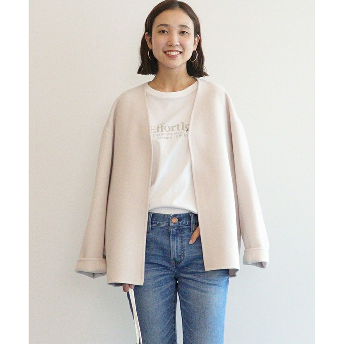 楽天市場】MANTECOリバー ショート コート／23区（23KU） : 丸井