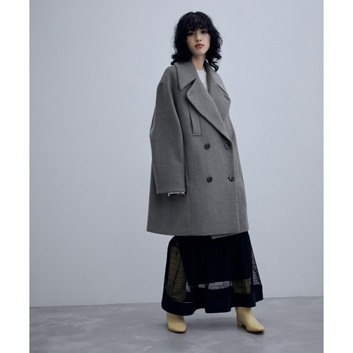 楽天市場】【サステナブル】ビッグラペルコート／アダムエロペ（ADAM