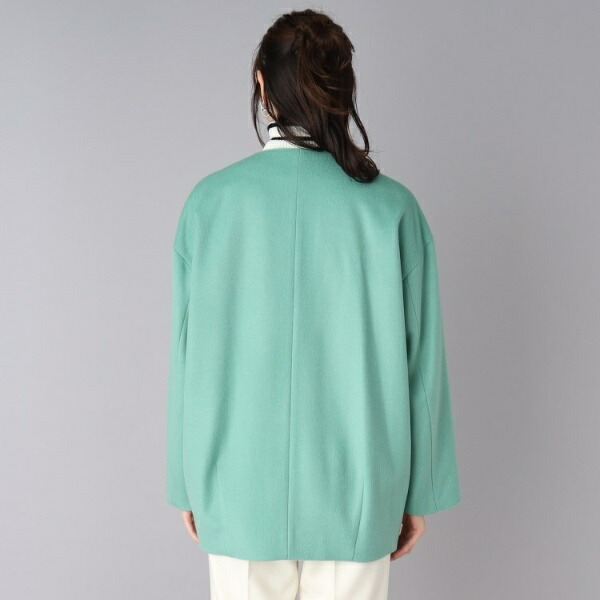 楽天市場】【STORY web掲載／軽く羽織れるミドル丈】ノーカラー