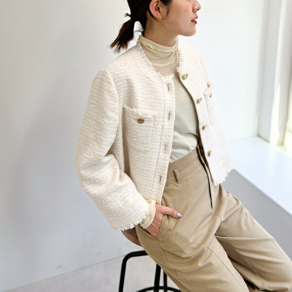 楽天市場】ツイードショートジャケット／ノーリーズ（NOLLEY'S