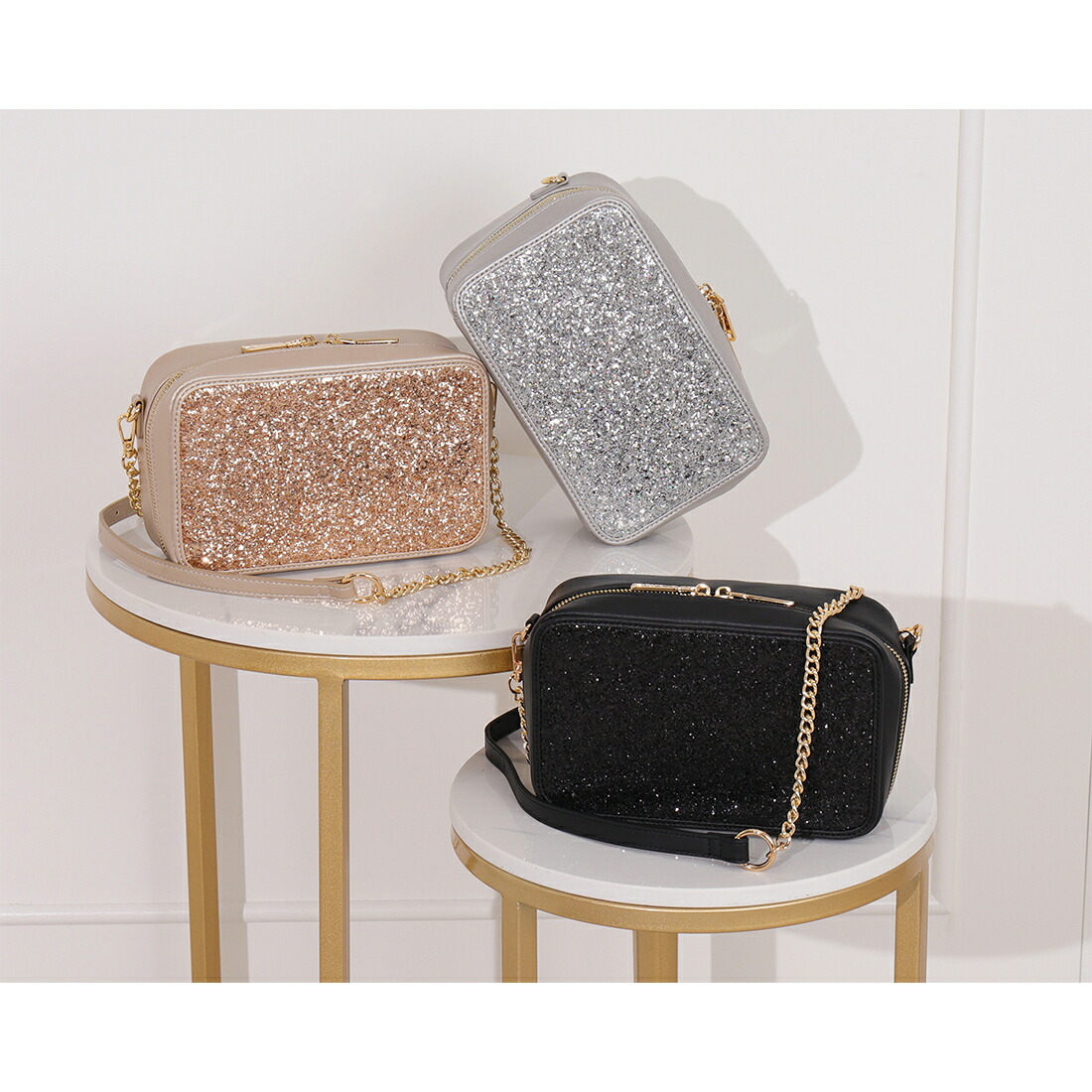 楽天市場】グリッターショルダーバッグ／アルテミス by ダイアナ